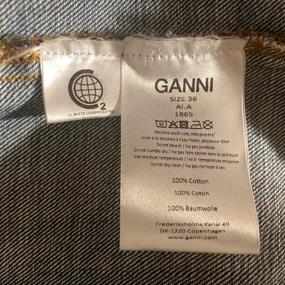Ganni Denim Coat - Picture 4 of 5